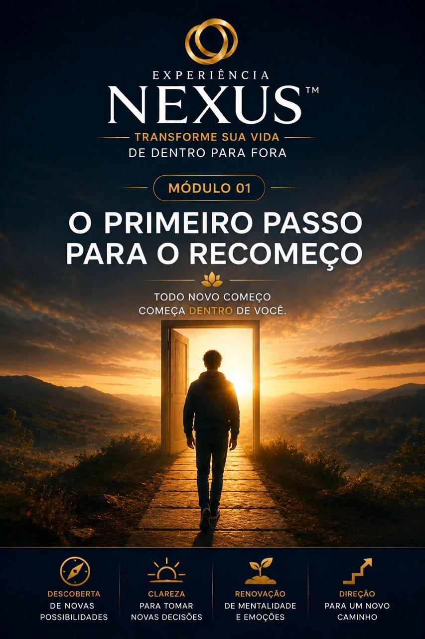 Capa do Módulo 01: O Primeiro Passo para o Recomeço