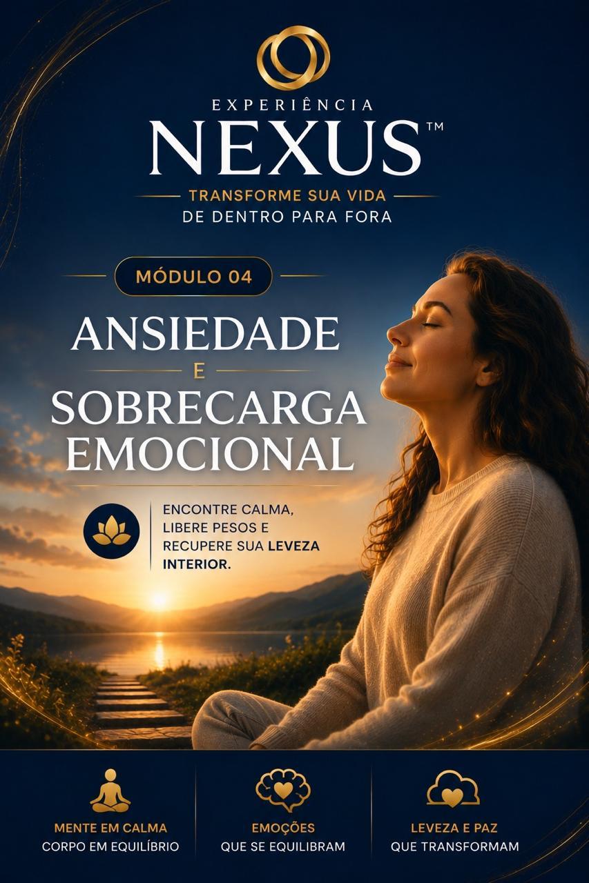 Capa do Módulo 04: Ansiedade e Sobrecarga Emocional
