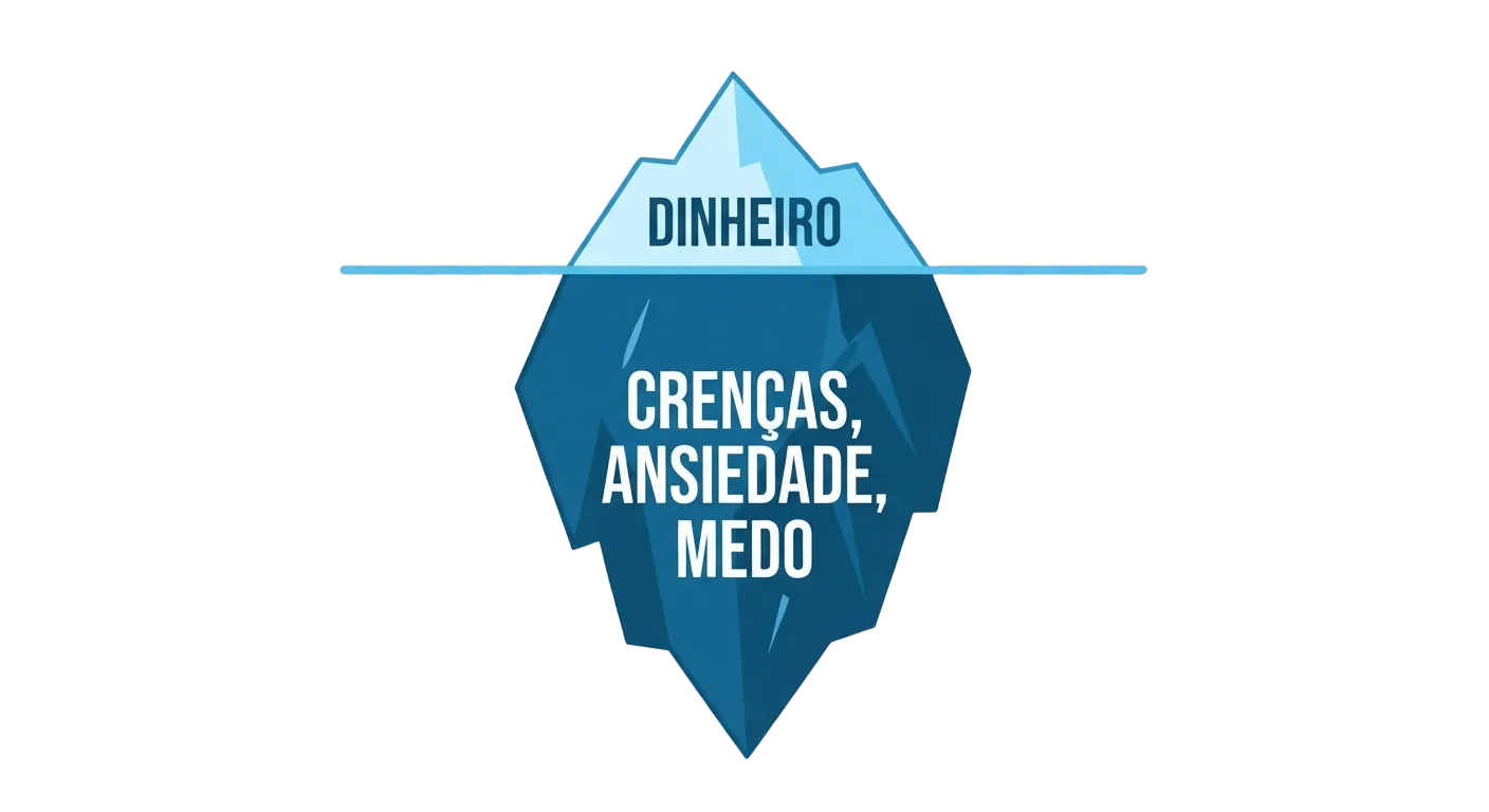 O que aparece do dinheiro é só a ponta